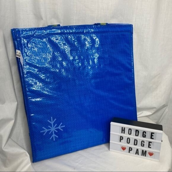 IKEA Cooler Shopping Blue Bag FRAKTA Reusable Insulated Beach Picnic Freezer New - Picture 9 of 10